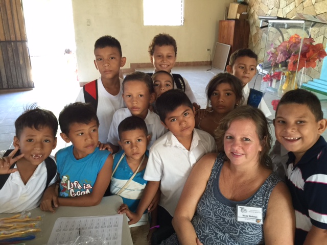 REALTOR® Nicole Werkman (bottom right) is pictured at one of the clinics she volunteered at in Nicaragua.