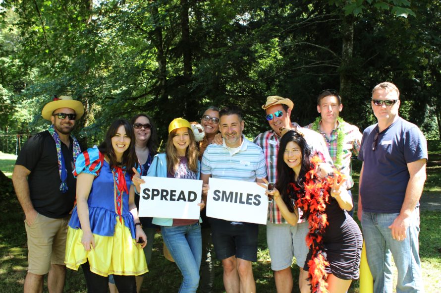 The Century 21 In Town Realty team at Easter Seals camp in Squamish, British Columbia