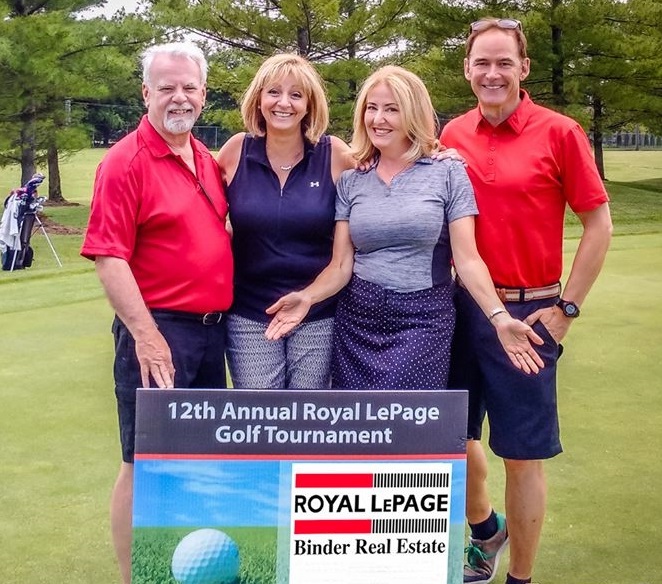 REALTORS at the Royal LePage Binder Real Estate golf tournament