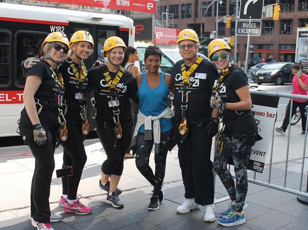 The CENTURY 21 Miller Real Estate Ltd. team includes, from left to right, Liz Polak (Sales representative), Elizabeth Novoa (Broker/Manager), Deb Lawson (Sales Representative), Natasha Ramsahai (CityNews host), Bill Miller (Broker of Record), and Sue Heddle (Sales Representative). (Submitted photo)